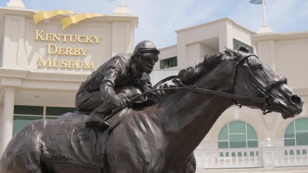 Louisville Kentucky Churchill Downs Yarışı Pisti Louisville Kentucky Haziran 2019 — Stok video