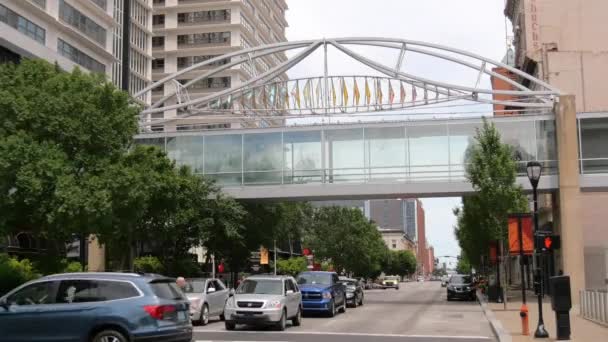 Vista Típica Calle Louisville Kentucky Louisville Kentucky Junio 2019 — Vídeo de stock