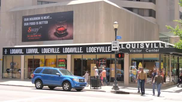 Louisville Kentucky Visitor Center Louisville Kentucky Juni 2019 — Stockvideo