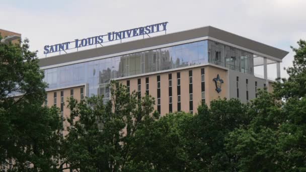 Budynek Saint Louis University Saint Louis Missouri Czerwca 2019 — Wideo stockowe
