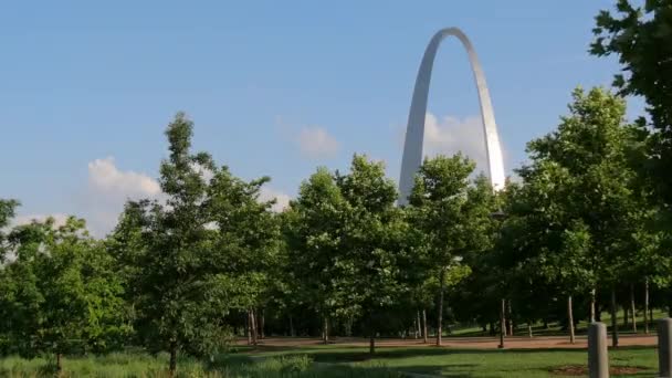 Gateway Arch Park Saint Louis Saint Louis Missouri Juni 2019 — Stockvideo