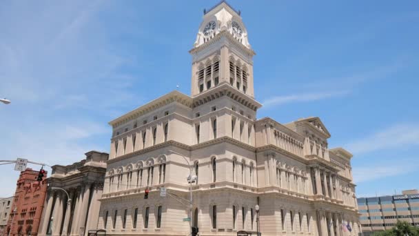 Palazzo Del Municipio Louisville Fotografia Viaggio — Video Stock