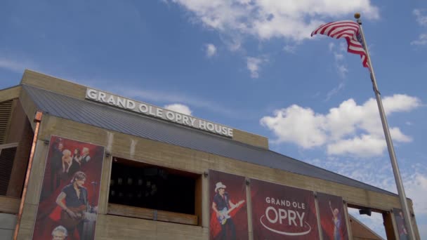 Гранд Оле Opry Нешвіллі Нешвіллі Штат Теннессі Червня 2019 — стокове відео