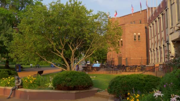 Saint Louis University Campus Saint Louis Missouri June 2019 — Stock Video