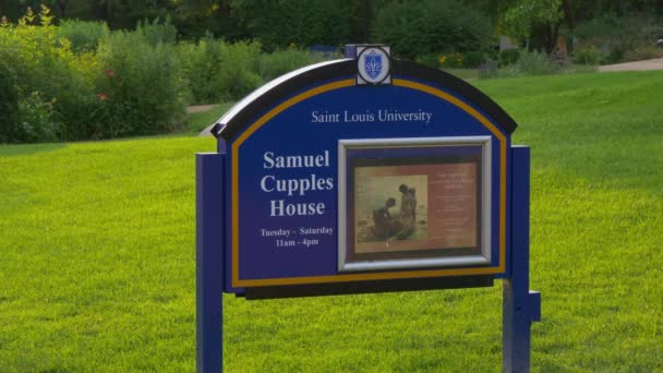 Samuel Cupples House All Università Saint Louis Saint Louis Missouri — Video Stock