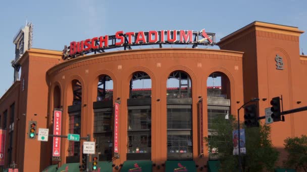 Louis Cardinals Bush Stadium Saint Louis Missouri Juni 2019 — Stockvideo