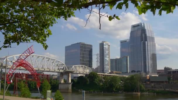 Věž Pinnacle Nashville Nashville Tennessee Červen 2019 — Stock video