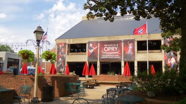 Monumento Famoso Nashville Grand Ole Opry Nashville Tennessee Junho 2019 — Vídeo de Stock