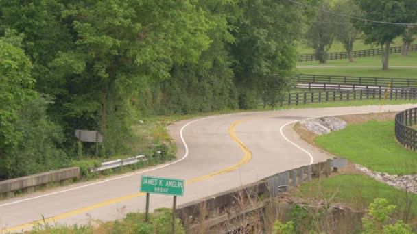 James Anglin Bridge Leipers Fork Viajar Fotografias — Vídeo de Stock