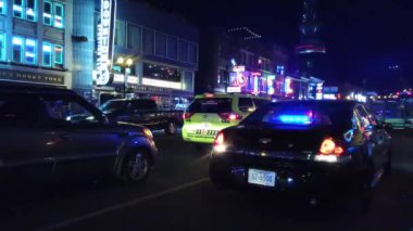 Polis Arabası Nashville Broadway'de görev başında - Nashville, Tennessee - 16 Haziran 2019
