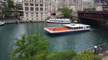 Chicago Nehri üzerinde Gezi Cruise - Chicago, Illinois - 12 Haziran 2019