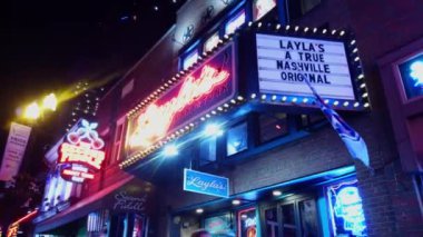 Broadway'de Nashville Barlar ve aşamaları - Nashville, Tennessee - 16 Haziran 2019