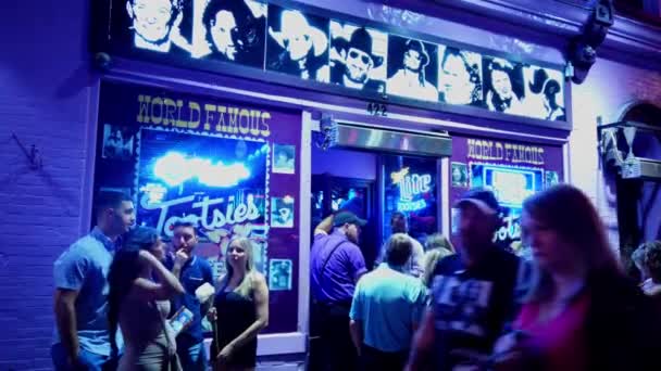 Slavný Tootský Bar Nashville Nashville Tennessee Červen 2019 — Stock video