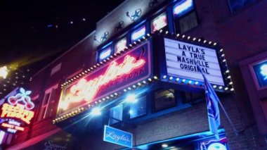 Broadway'de Nashville Barlar ve aşamaları - Nashville, Tennessee - 16 Haziran 2019