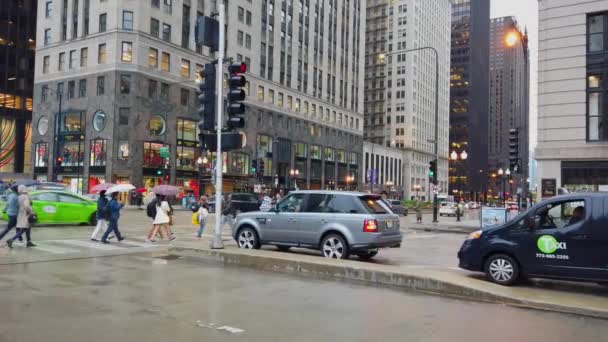 Michigan Avenue Chicago Chicago Illinois Juni 2019 — Stockvideo