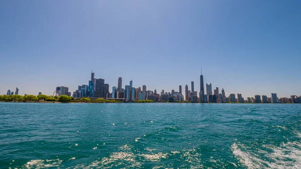 Горизонт Чикаго Вид Озера Мічиган Чикаго Іллінойс Червня 2019 — стокове фото