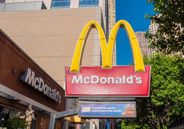 Logo Donalds Chicago Chicago Illinois Giugno 2019 — Foto Stock