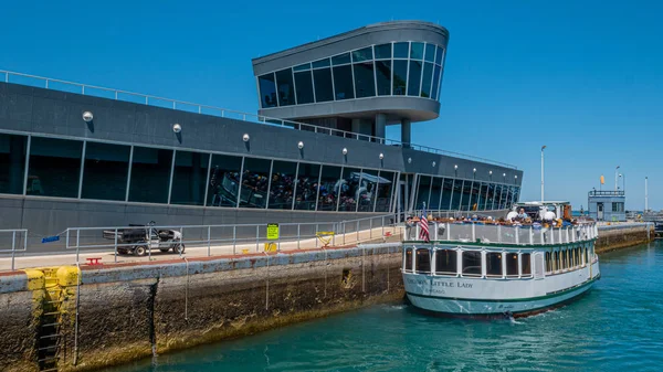 Chicago Harbor Lock Lake Michigan Chicago Illinois Junio 2019 —  Fotos de Stock