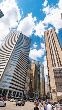 Chicago Michigan Avenue Street görünümü - Chicago, Illinois - 12 Haziran 2019