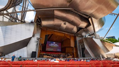 Chicago'daki Jay Pritzker Pavyonu - Chicago, Illinois - 12 Haziran 2019