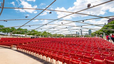 Chicago'daki Jay Pritzker Pavyonu - Chicago, Illinois - 12 Haziran 2019