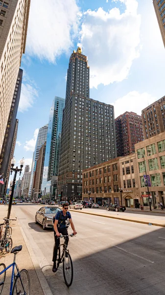 Vista Calle Michigan Avenue Chicago Chicago Illinois Junio 2019 — Foto de Stock