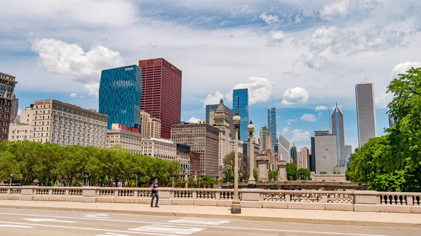 Edifícios Icônicos Centro Chicago Chicago Illinois Junho 2019 — Fotografia de Stock