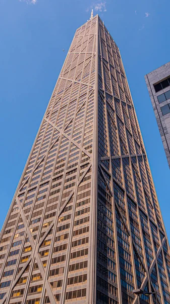 Πύργος John Χάνκοκ Στο Σικάγο Σικάγο Ιλινόις Ιουνίου 2019 — Φωτογραφία Αρχείου