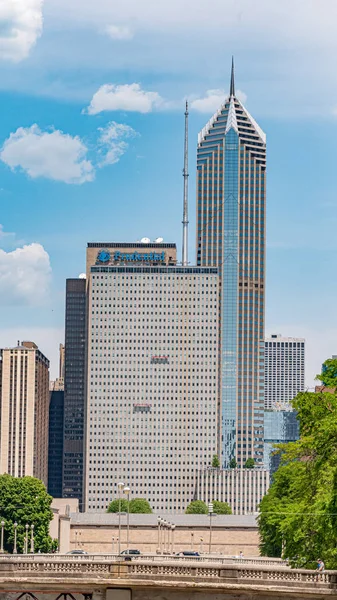 Ikoniska Byggnader Chicago Downtown Chicago Illinois Juni 2019 — Stockfoto