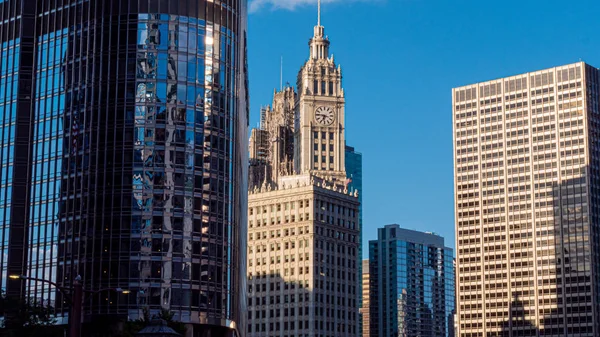 Σύγχρονη Αρχιτεκτονική Στο Σικάγο Σικάγο Ιλινόις Ιουνίου 2019 — Φωτογραφία Αρχείου