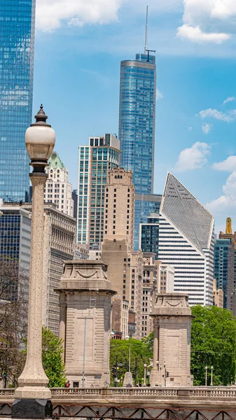 Ikoniska Byggnader Chicago Downtown Chicago Illinois Juni 2019 — Stockfoto