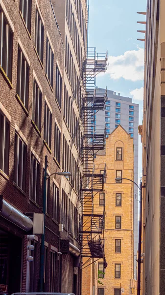 Rescue Ladders Buildings Chicago Chicago Illinois June 2019 — Stock Photo, Image