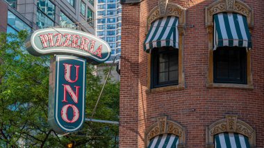 Chicago'da Ünlü Pizzeria Uno - Chicago, Illinois - 12 Haziran 2019