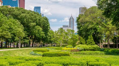 Chicago Beautiful Grant Park - Chicago, Illinois - 12 Haziran 2019