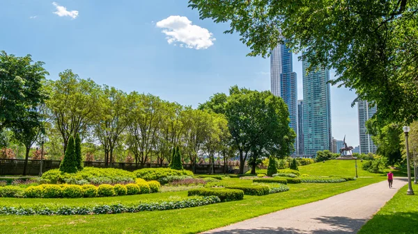 Schöner Grant Park Chicago Reisefotos — Stockfoto