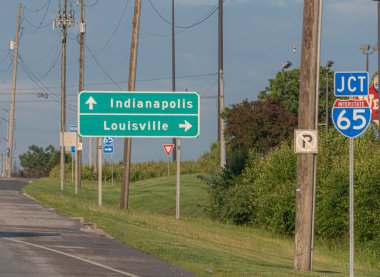 Louisville ve Indiana yön işaretleri