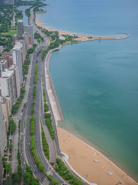 Lakeshore Drive ve Chicago plajları