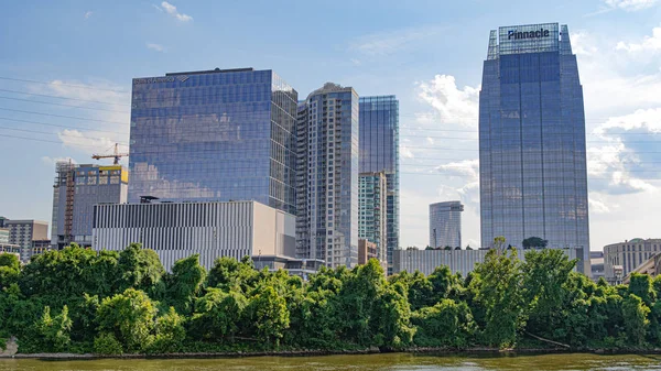 Высотные Офисные Здания Нэшвилла Нашвилл Теннесси Июня 2019 Года — стоковое фото