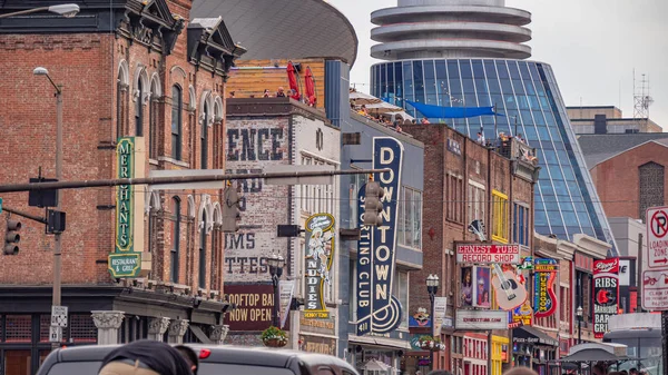 Los Pubs Música Vivo Nashville Broadway Nashville Tennessee Junio 2019 — Foto de Stock
