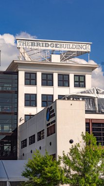 Nashville Cumberland Park'ta Köprü Binası - Nashville, Tennessee - 15 Haziran 2019