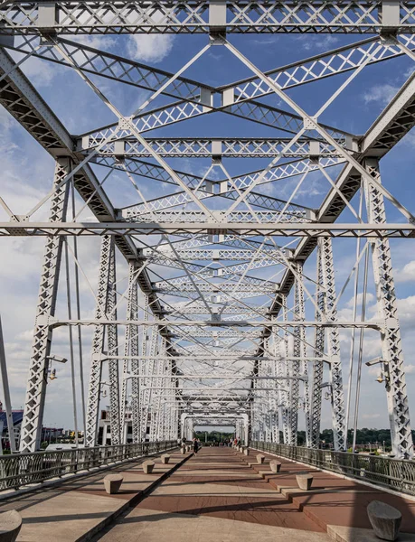 Джон Сейменталер Пішохідний Міст Нешвіллі Нешвіллі Штат Теннессі Червня 2019 — стокове фото