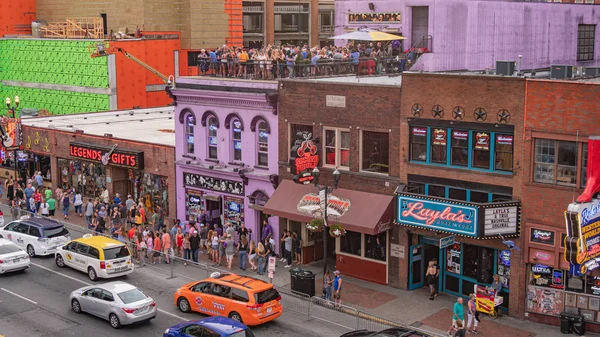 Vista Los Pubs Música Vivo Bares Azotea Nashville Nashville Tennessee — Foto de Stock