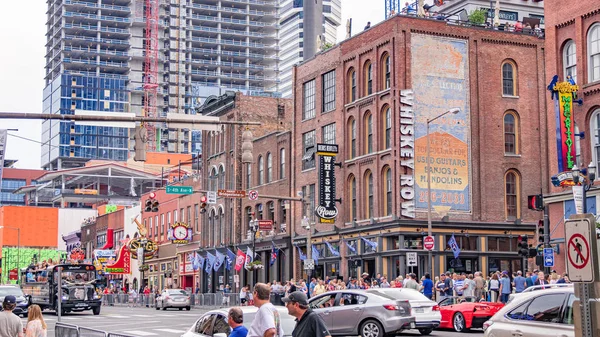 Vista Sobre Nashville Broadway Nashville Tennessee Junio 2019 — Foto de Stock
