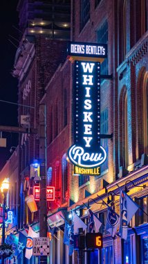 Whiskey Row - Nashville Broadway - Nashville, Tennessee - 15 Haziran 2019