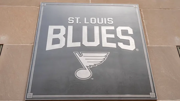 Louis Blues Işareti Louis Missouri Haziran 2019 — Stok fotoğraf