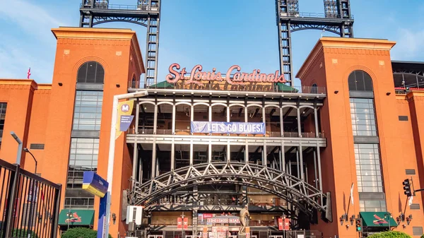 Beroemde Bezienswaardigheid Louis Bush Stadion Voor Kardinalen Louis Missouri Juni — Stockfoto