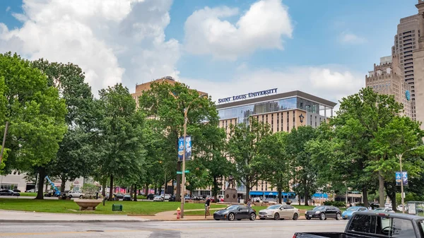 Louis University Building Downtown Louis Missouri Juni 2019 — Stockfoto