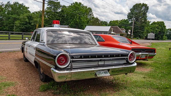 Tennessee Deki Leipers Fork Eski Klasik Polis Arabası Leipers Fork — Stok fotoğraf