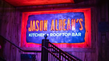 Nashville Broadway Jason Aldean restoran - Nashville, Tennessee - 15 Haziran 2019