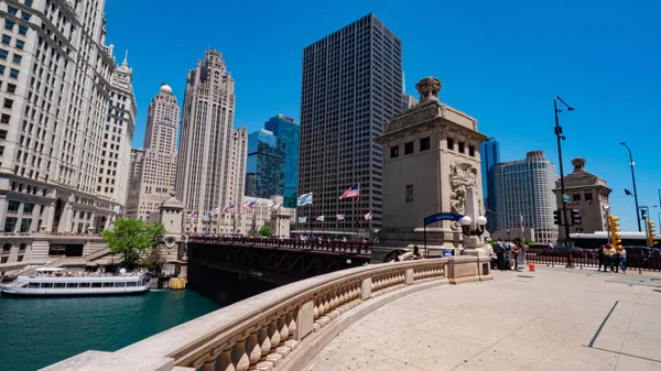 Мост ДюСэйбл в Чикаго - Чикаго, США - 11 июня 2019 года — стоковое фото